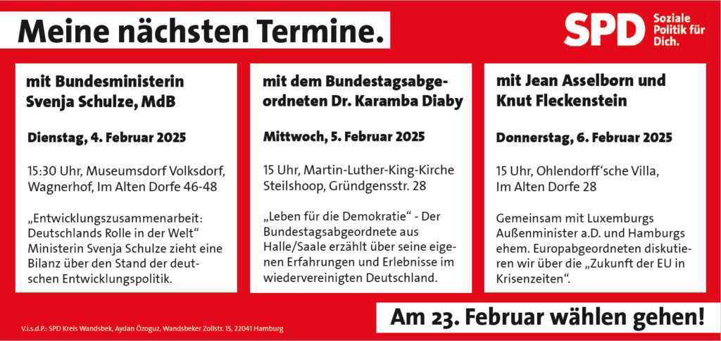 Einladung zu meinen Veranstaltungen im Februar